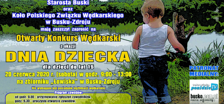 XXXXII Otwarty konkurs wędkarski dla dzieci do lat 15 z okazji Dnia Dziecka
