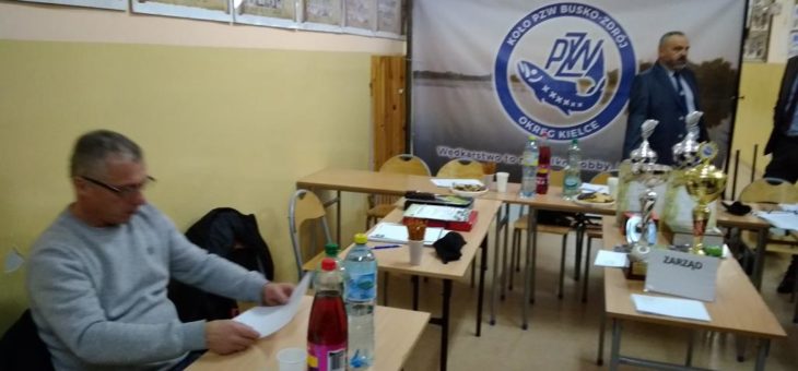 Informacja z Walnego Zebrania członków koła PZW Busko-Zdrój -13.01.2019