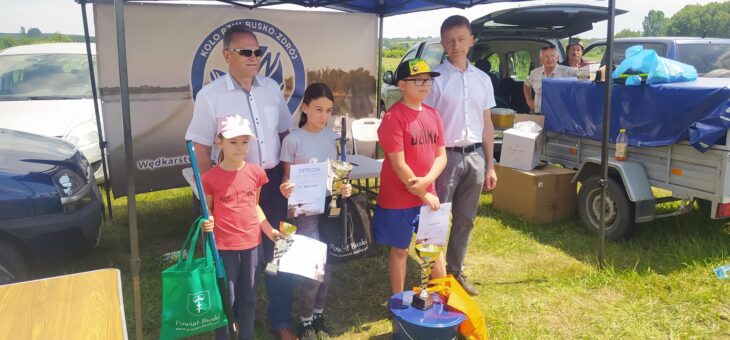 18 Otwarte zawody wędkarskie dla dzieci i młodzieży do lat 18 „Przywitanie Lata”-Radzanów-11.06.2022