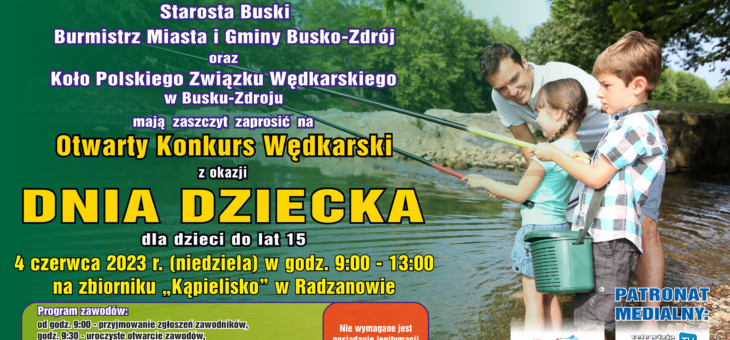 45 Otwarty konkurs wędkarski dla dzieci do lat 15